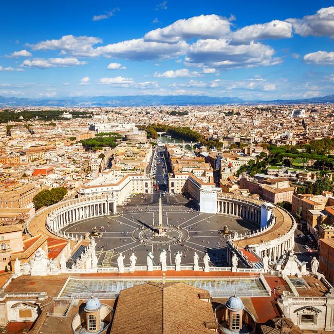 St. Peter's Square at the Vatican. Picture: iStock