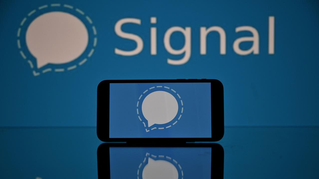 Signal reported a surge in popularity on the WhatsApp news. Picture: Lionel Bonaventure/AFP