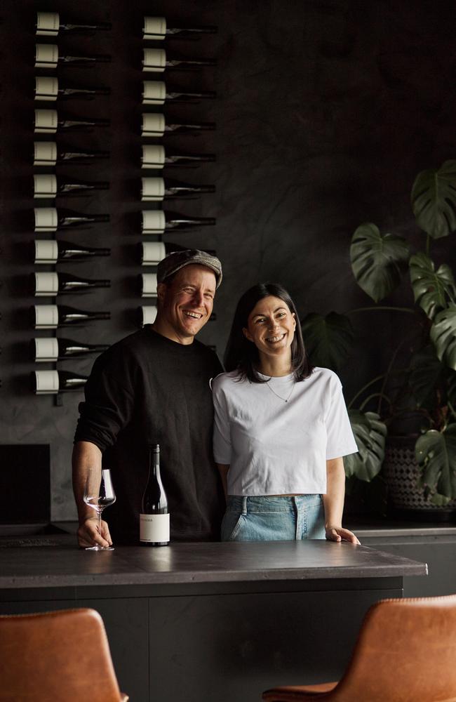 Matthias Utzinger and his wife Lauren said they instantly fell in love with the winery site, which is just a short 15-minute drive from Launceston. Picture: Supplied