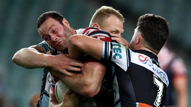 Boyd Cordner did his best to lift the Roosters.