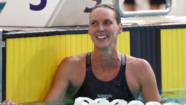 Former Olympian Susie O’Neill qualified for the World Aquatics Masters Championships when she broke the world record in the 50m butterfly. Picture: Tertius Pickard