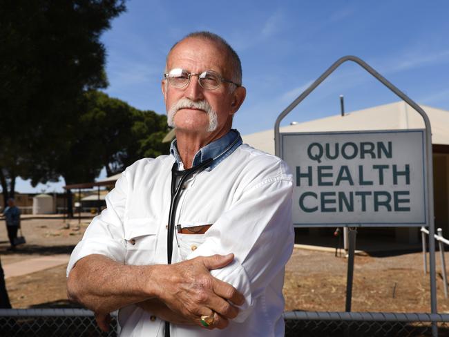 15/11/16 - Quorn Doctor Tony Lian-Llyod (white shirt) says it's the most depressing time to be in country health and believes the Government is 'white-anting' country hopsitals, so they're no longer viable. Photo Naomi Jellicoe