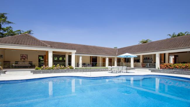 Poolside view at 1190 Mossman-Daintree Rd, Rocky Point. Picture: Ray White