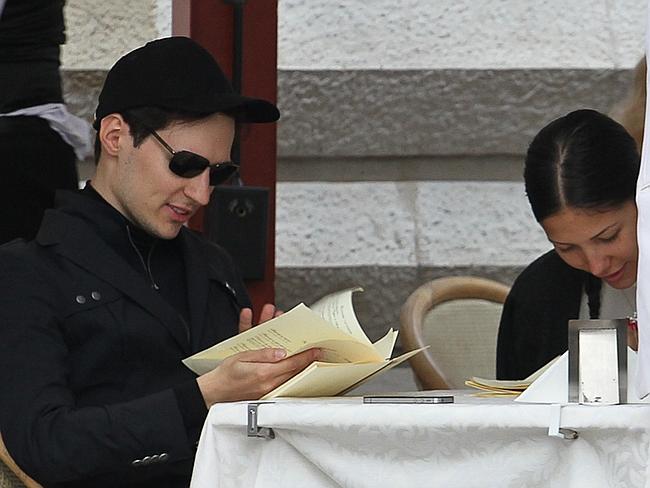 Pavel Durov pictured in Moscow. 