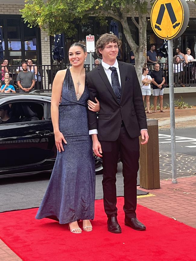 The students arrive at Urangan State High School's formal.