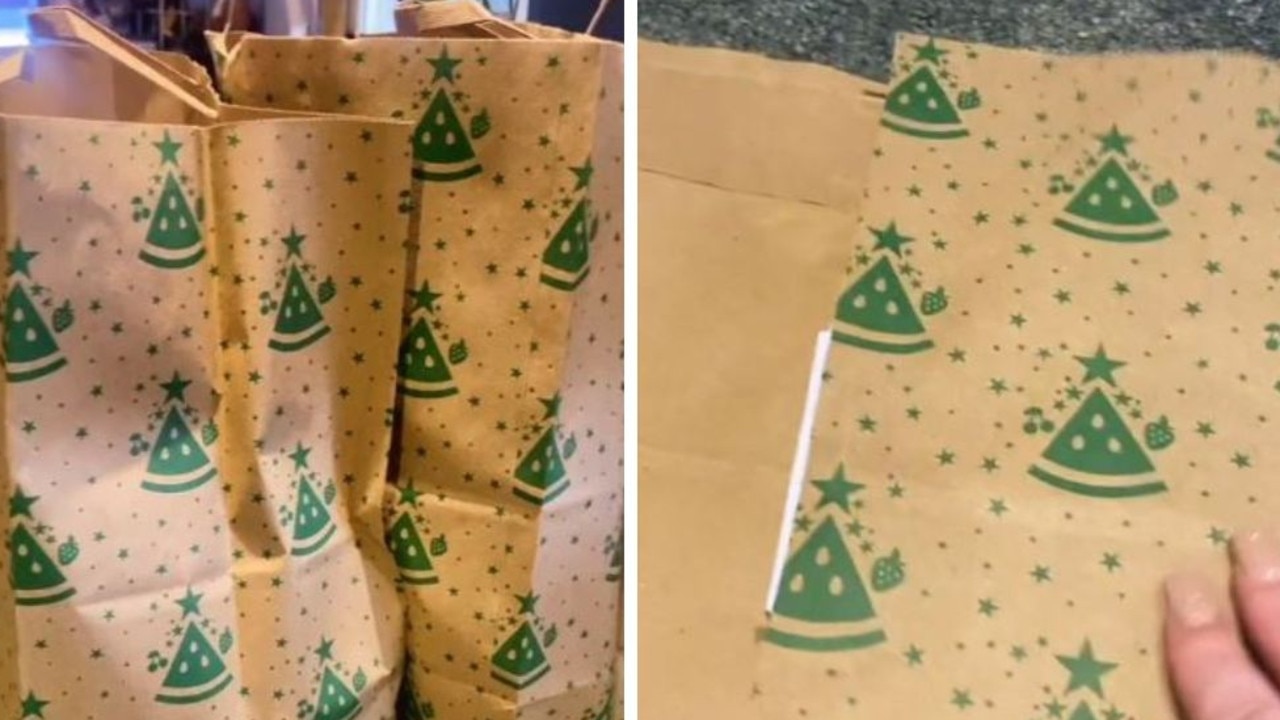 Christmas bags and online wrapping paper