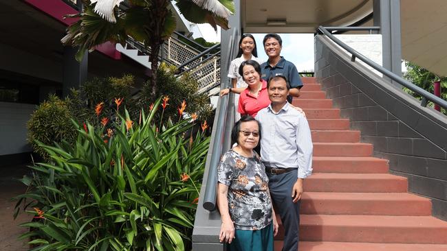 Erna Tjandra, Henri Susanto, Lenny, Peter Susanto and Eva Susanto are an exceptional family. Picture: Darcy Fitzgerald