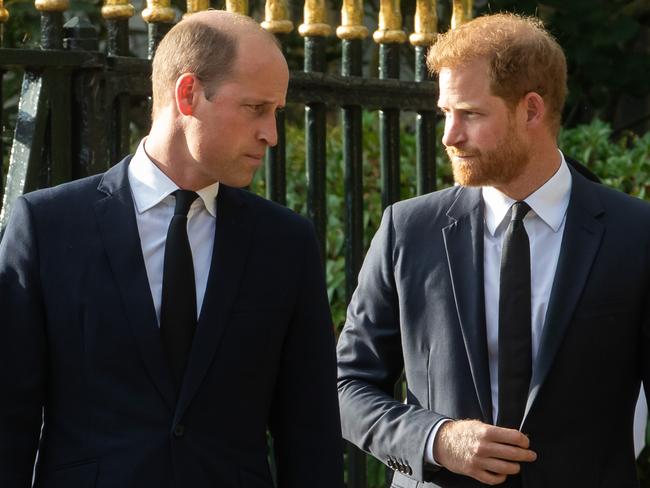 Prince Harry laid bare his feud with brother Prince William in Spare. Picture: Getty Images