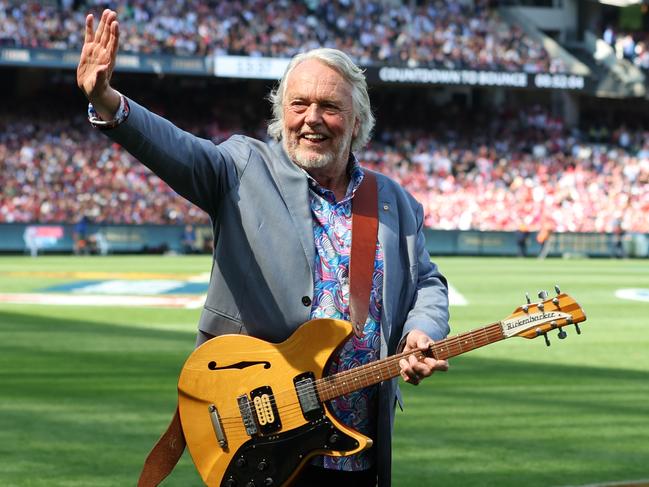 Mike Brady on the MCG on AFL Grand Final Day. Picture: Lachie Millard