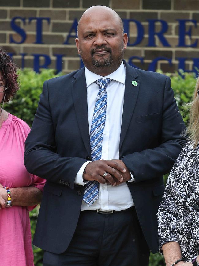 NSW Teachers Federation Deputy President Henry Rajendra. Picture: AAP IMAGE/Carmela Roche