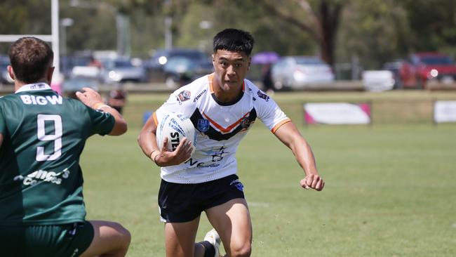 Macarthur’s Saint Fuatimau was one of the top-10 star performers in round two. Picture: Warren Gannon Photography.