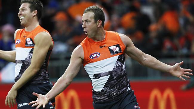 Giant Steve Johnson hates the idea of mid-season trading. Picture: Phil Hillyard