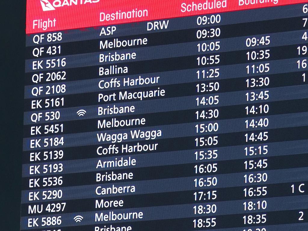 International arrivals into Australia may be reduced even further to limit pressure on hotel quarantine facilities. Picture: Richard Dobson