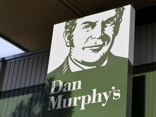 BRISBANE, AUSTRALIA - NewsWire Photos - APRIL 29, 2021. Signage outside a Dan MurphyÃs liquor store in Brisbane. Picture: NCA NewsWire / Dan Peled