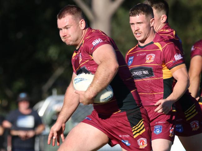 Thirlmere skipper Kye Madden at full tilt. Picture Warren Gannon Photography