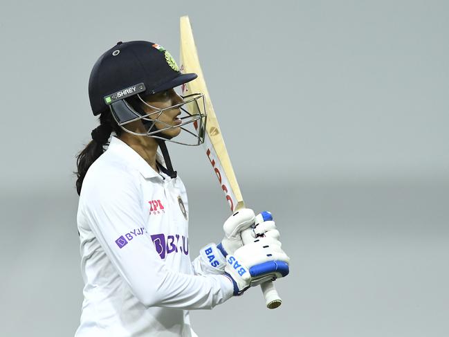 The Aussies had no answer for Smriti Mandhana. Picture: Getty Images