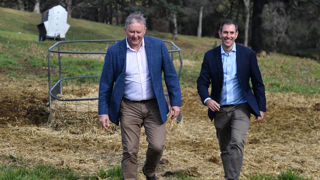 Opposition leader Anthony Albanese with Shadow Treasurer Jim Chalmers are promising to greater protections for farmers from unfair contract terms.