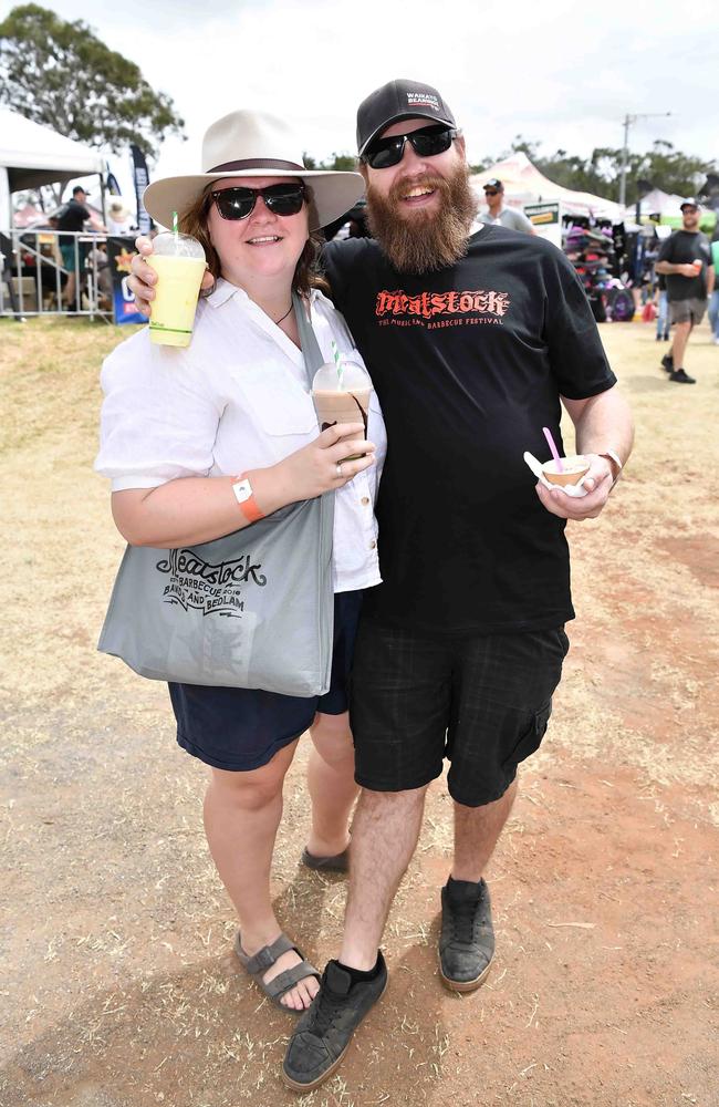 Clemency Dent and Michale Wade at Meatstock, Toowoomba Showgrounds. Picture: Patrick Woods.