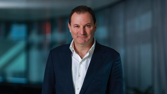 Daily Telegraph. 18, July, 2022.**Embargoed for Bush Summit 26 August 2022**Origin Energy boss Frank Calabria, at their offices, in Barangaroo, today.Picture: Justin Lloyd.