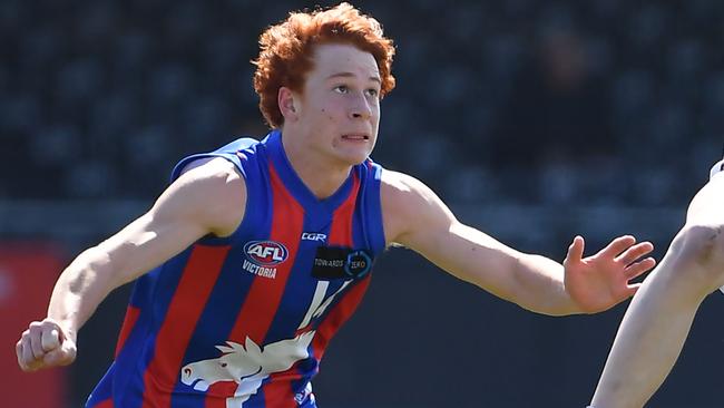 Oakleigh Chargers defender Ed Richards. Picture: Andy Brownbill