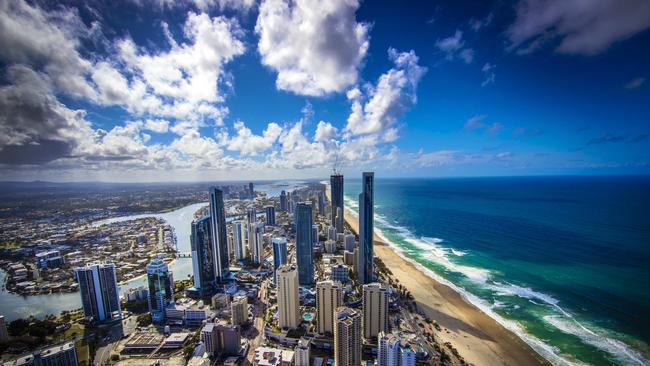 Gold Coast skyline forever growing — the city needs new projects. Picture: NIGEL HALLETT