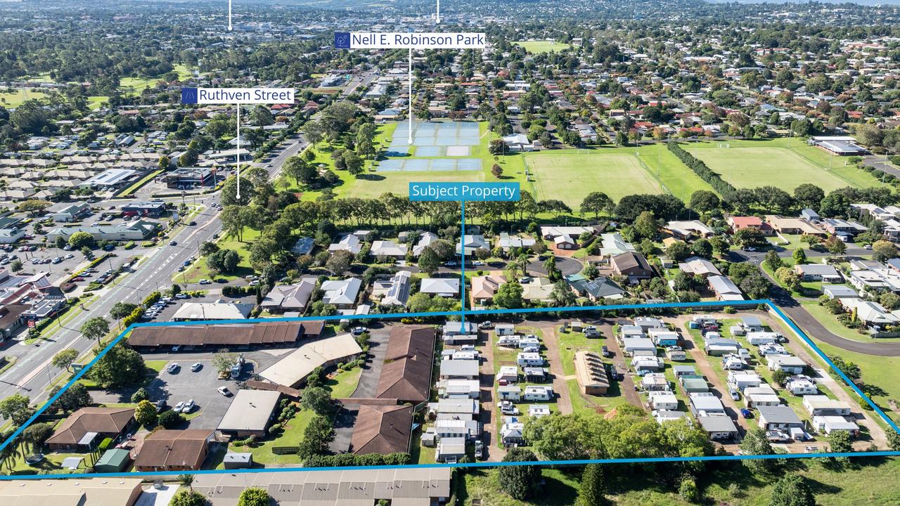 Jeffery's Motel on Ruthven Street in Kearneys Spring has been listed for sale through Colliers Toowoomba, with the two-hectare site attracting numerous inquiries from investors and developers.