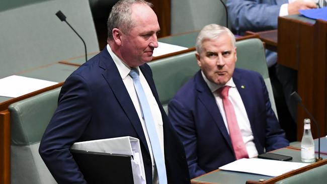 Michael McCormack was replaced as Deputy Prime Minister by Barnaby Joyce last year. Picture: Lukas Coch