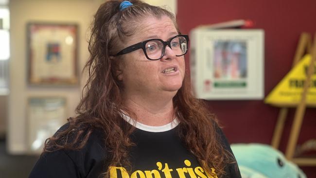 United Workers Union NT secretary Erina Early. Private security company G4S has won a contract to provide extra prison staff in the Northern Territory. Picture: Fia Walsh.