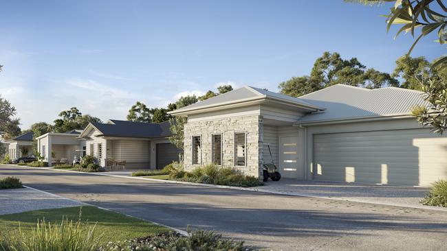 An artist impression of homes at the Fairways Country Club Toowoomba.