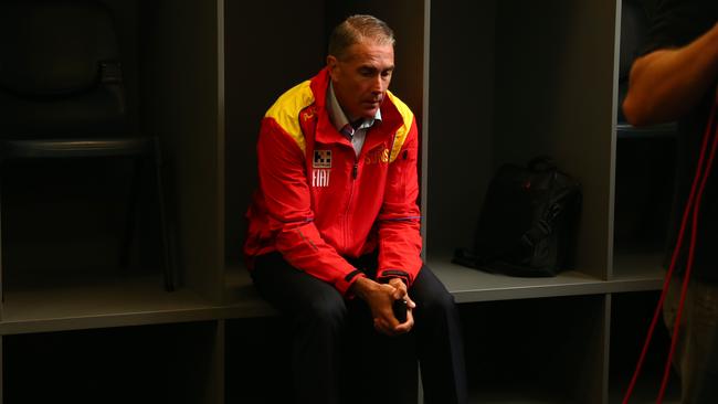 Marcus Ashcroft in the Suns facilities during 2012. Picture: David Clark