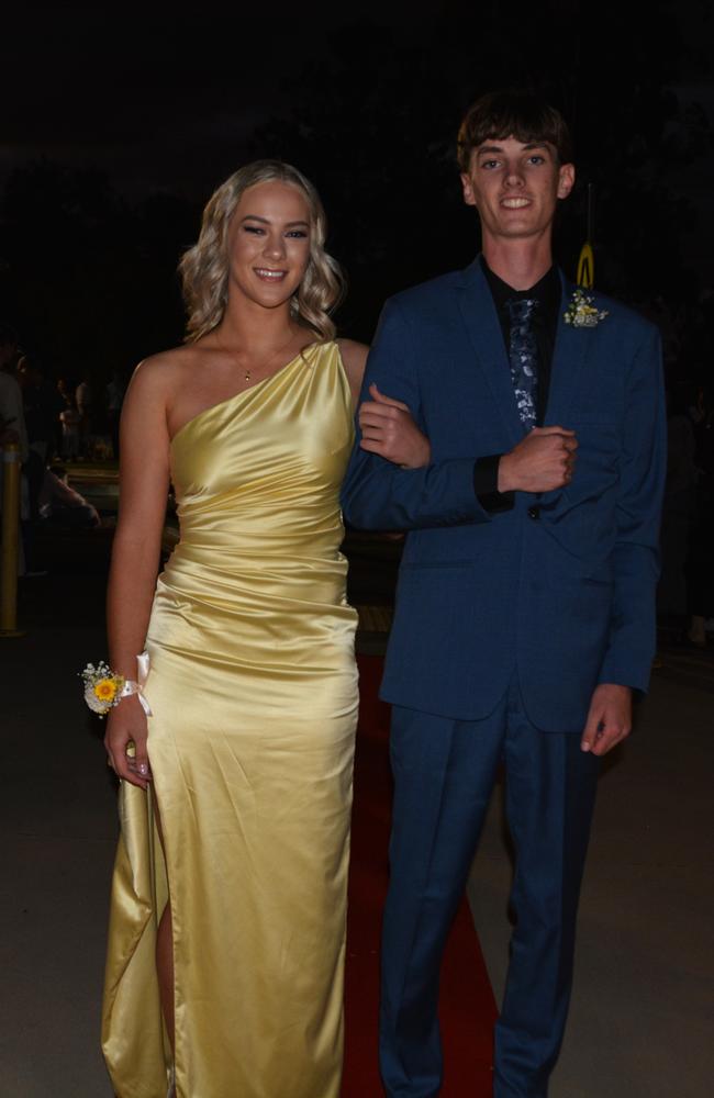 Bonnie Donaldson and Lachy Bruton at Assumption College's year 12 formal on April 22, 2025. Photo: Jessica Klein