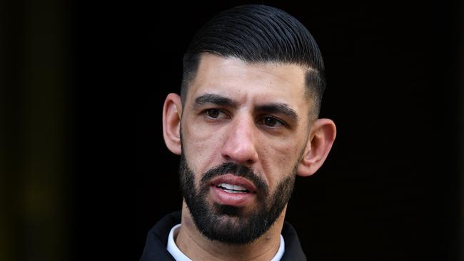 Jamal Eljaidi leaves the Downing Centre court in Sydney. Picture: NCA NewsWire