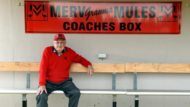 The Southern Football community is mourning the death of Morphett Vale Football Club great Merv Mules. Picture: Mark Brake/AAP