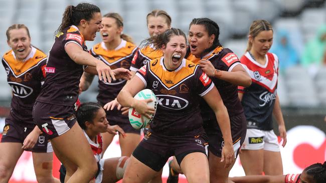 Chelsea Lenarduzzi was among the NRLW stars who took part in the meeting with Peter V’landys and Andrew Abdo. Picture: Mark Kolbe/Getty Images