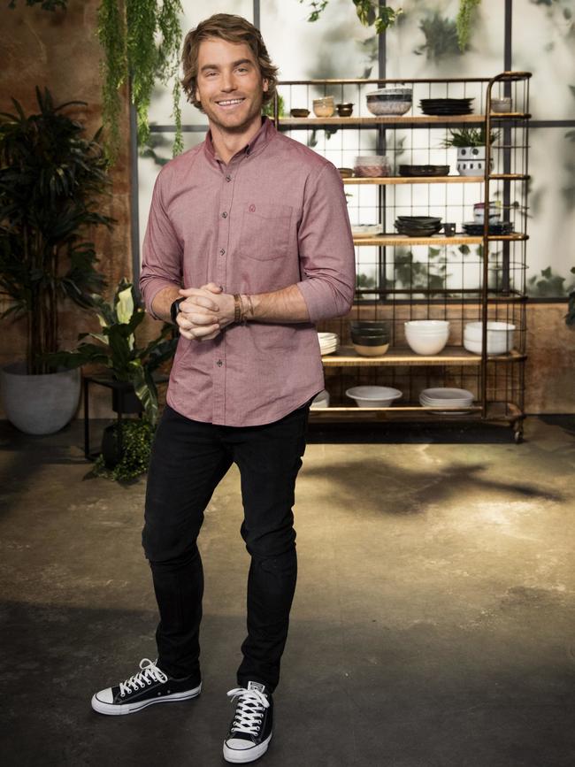 Hayden pictured in an official photo for the show Family Food Fight, in which he was a judge on last year.