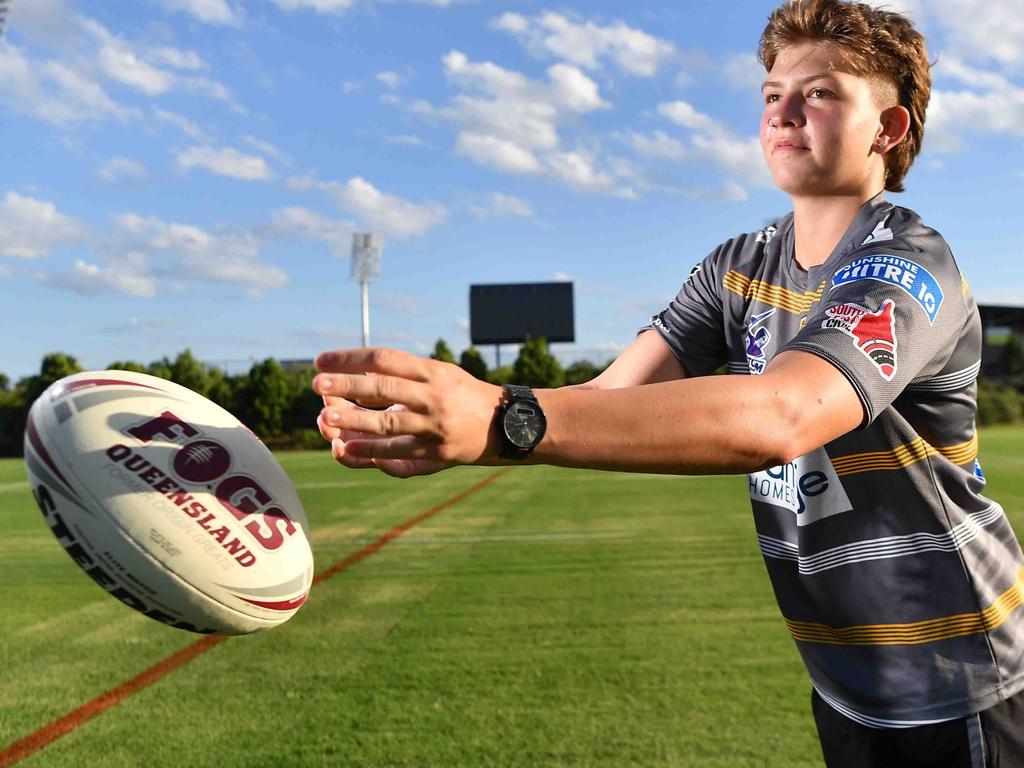 Sunshine Coast Falcons under-19s girls. Malia Ting. Picture: Patrick Woods.