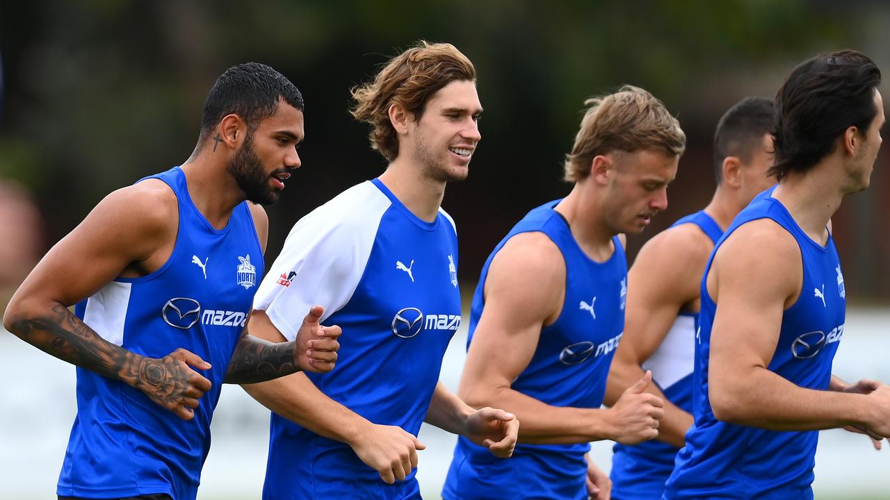 Tarryn Thomas has to ‘catch up on a month’s worth of training’. Picture: Quinn Rooney/Getty Images