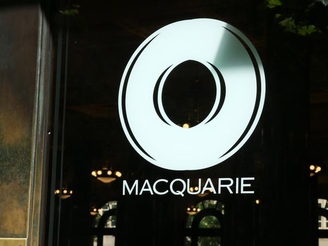 04/11/2022. MACQUARIE. Business stock logo pictures. Sydney CBD. Britta Campion / The Australian