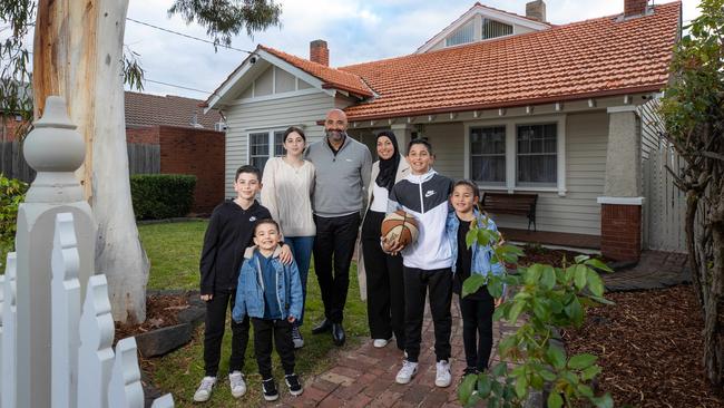 Nazih Abbouchi his wife and five kids have just sold in Coburg. Picture: Jason Edwards