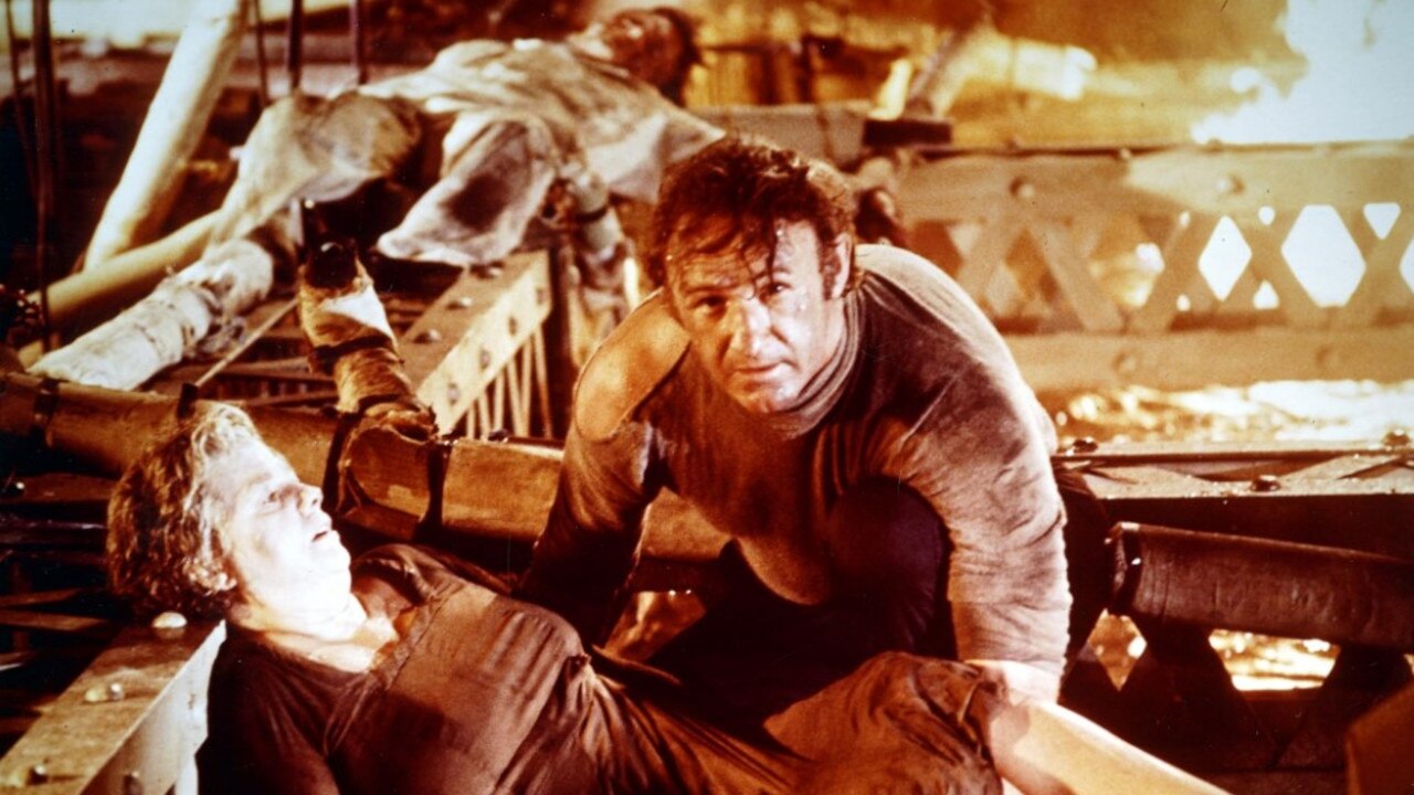 #20: Reverend Scott in The Poseidon Adventure (1972) - Hackman starred in the film that saw a cruise ship overturned and a group of passengers trying to escape the capsized vessel.
