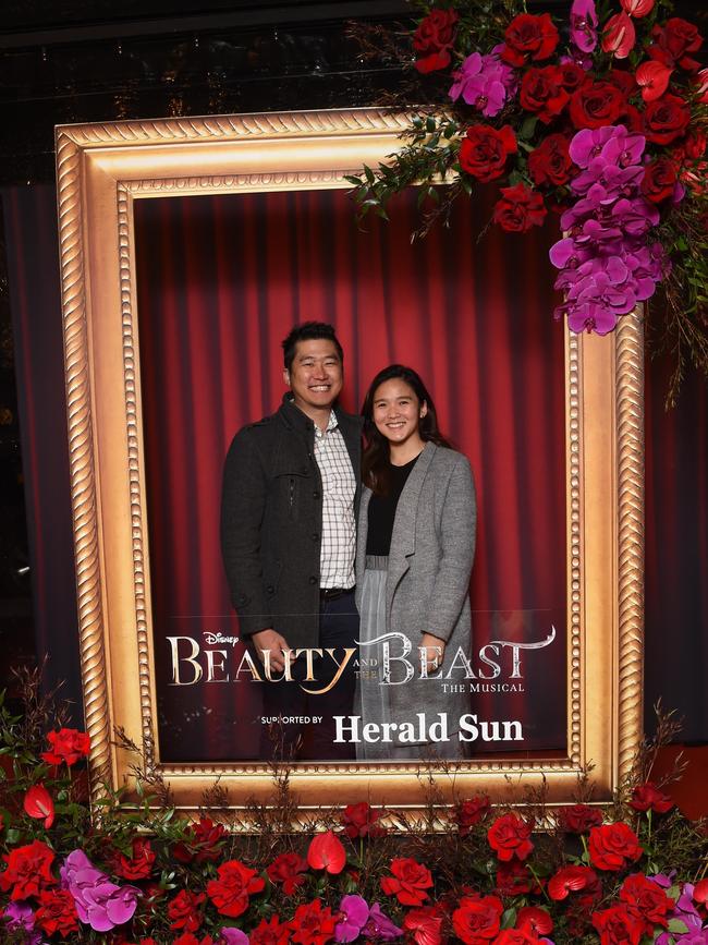 Opening night: Beauty and The Beast at Her Majestys Theatre, Melbourne. Picture: Josie Hayden