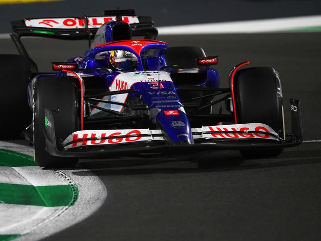 Daniel Ricciardo on track during the F1 Grand Prix of Saudi Arabia. Picture: Getty Images