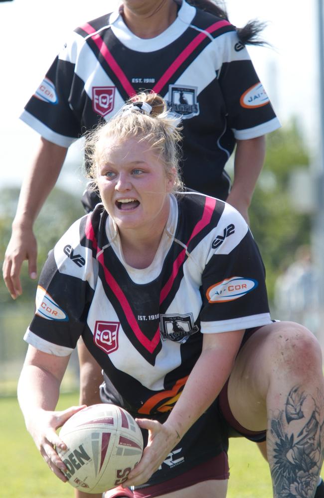 August 28th, 2021 Picture: Marty Strecker Magpies Sarah-Jean Ingledew strategizes