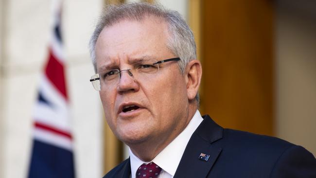 Scott Morrison will on Thursday also announce a $1.5 billion extension to the tradie wage subsidy scheme to keep apprentices in jobs. Picture: Martin Ollman