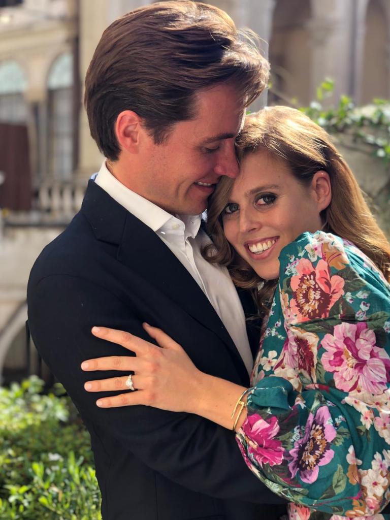 Princess Beatrice got engaged to Edoardo Mapelli Mozzi in September. Picture: Twitter/The Duke of York