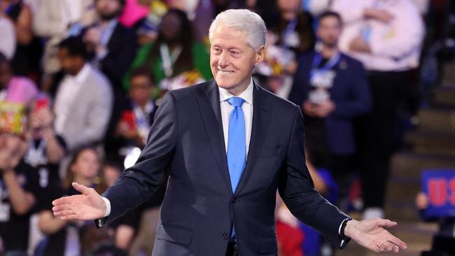 Bill Clinton at the Democratic National Convention in Chicago. Picture: Charly Triballeau/AFP