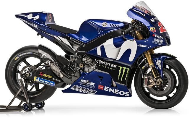 Images of the new Movistar Yamaha MotoGP livery for 2018. Pic: Yamaha