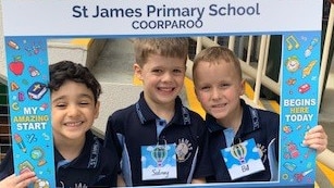 St James Primary School: Rymon, Sidney and Bill. PHOTO: Supplied