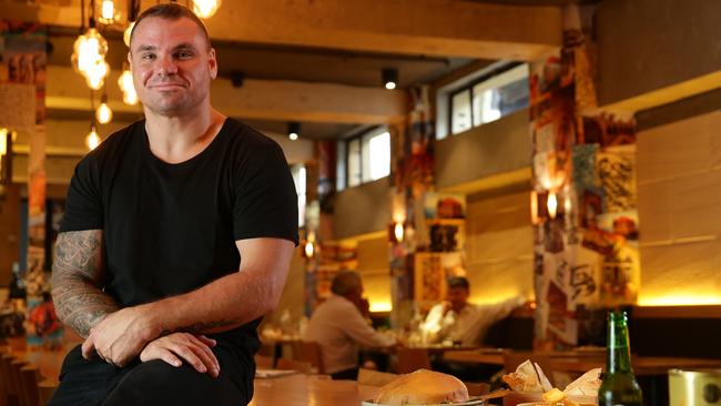 Former footballer Anthony Watmough closed his restaurant for two weeks after a diner tested positive to COVID-19. Picture: Jonathan Ng