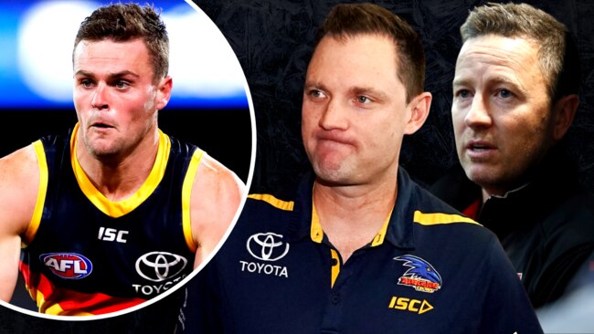 Adelaide list manager Justin Reid and St Kilda list manager James Gallagher will need to find a middle ground on the Brad Crouch deal.